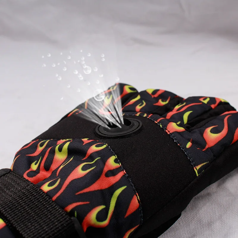 Дикий Снег Для мужчин Для женщин лыжные перчатки Профессиональный Открытый Зимние Guantes Водонепроницаемый теплые перчатки Сноуборд