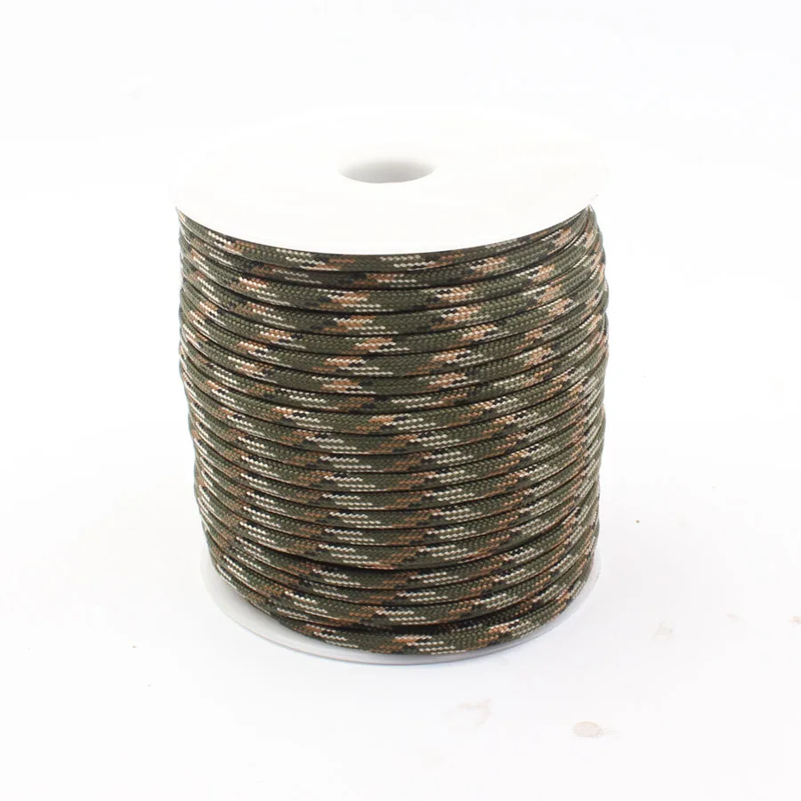 GEGEDA 9 Strand paracord 100FT Mil Spec Тип III paracord 550 4 мм канат парашютный шнур для альпинизма кемпинга