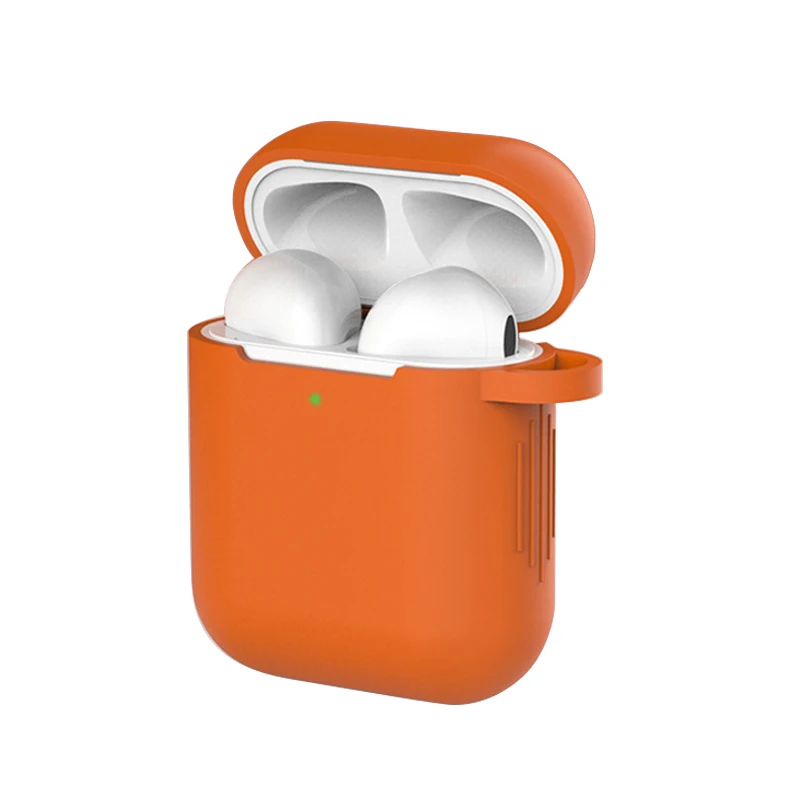 ТПУ Силиконовые Bluetooth беспроводные наушники чехол для AirPods защитный чехол Аксессуары для кожи для Apple Airpods зарядная коробка - Цвет: 10