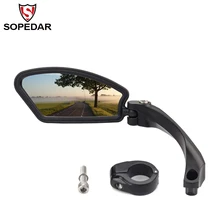 Cycling MTB Bicycle Mirror Mountain Bike Rear View Mirror Handlebar Back Blind Mirror 360 Rotation Safety Bike Rearview Mirrors west biking bicycle cycling rear view mirror mount riding sunglasses rearview mirror bike back mirrors rear view eyeglasses