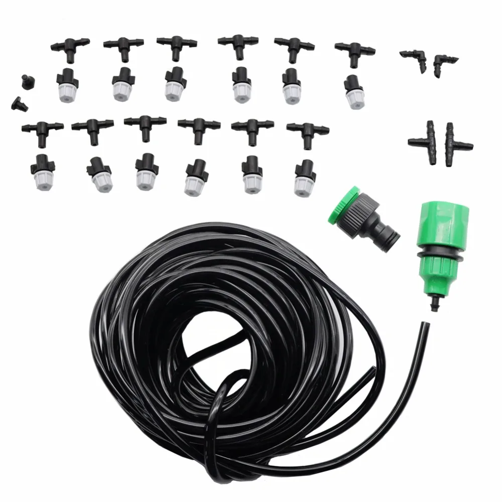 1 комплект насадки для садового шланга 10 м с тройником 4/7 мм|hose fiting|watering kithose cooling |