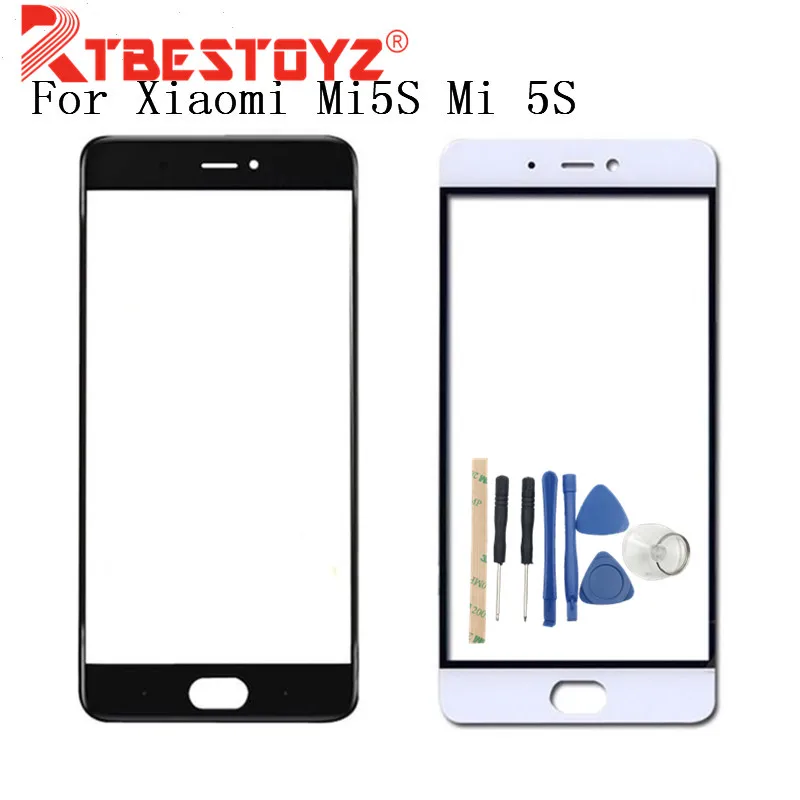 RTBESTOYZ высокое качество 5 15 дюйма для Xiaomi Mi5S Mi 5S Переднее стекло экрана панель