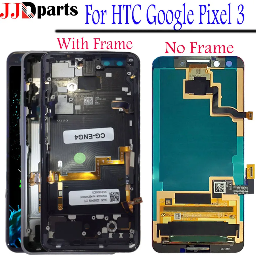 

5.5"For HTC Google Pixel 3 LCD Display Screen Touch Digitizer with frame For HTC Google Pixel 3 Display Pixel 3 screen Replace