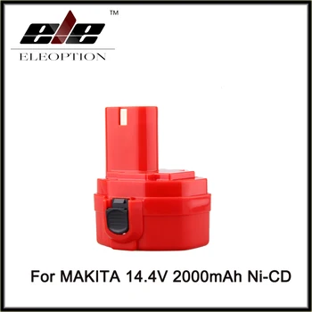 

Eleoption 14.4V 2000mAh 2.0Ah Ni-CD Red Rechargeable Power Tool Battery for MAKITA 1420 1422 1433 1434 1435 1435F 192699-A