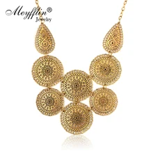 Массивные Макси ожерелья и кулоны Bijoux Collier Femme для женщин воротник Mujer модное винтажное Золотое колье ювелирные изделия Colar