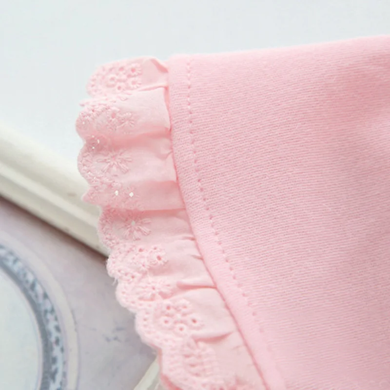 Lace Newborn Baby Hat Cotton Sweet Princess Hat Spring Autumn Cute Newborn Girls Beanie Lace Up Tire Hat Baby Girls Clothing (5)