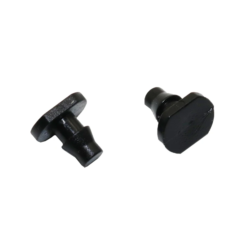 ERUYN 100 Uds tapón de Manguera de jardín Sello de Agua Final 4//7 Conectores de Extremo de Manguera tapón de riego jardín púas Accesorios de riego por Goteo Negro