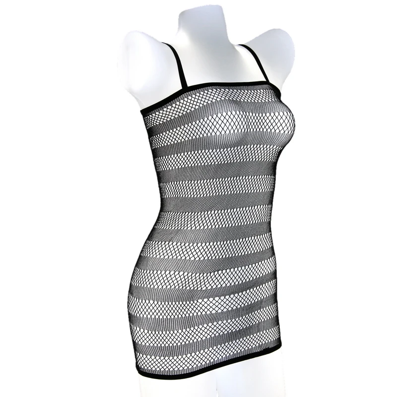 

High Quality Sexy Lingerie Mesh Fishnet Body Stocking Hollow Out Sexy Underwear Black Sexy Erotic Dress Hot Sell W02006