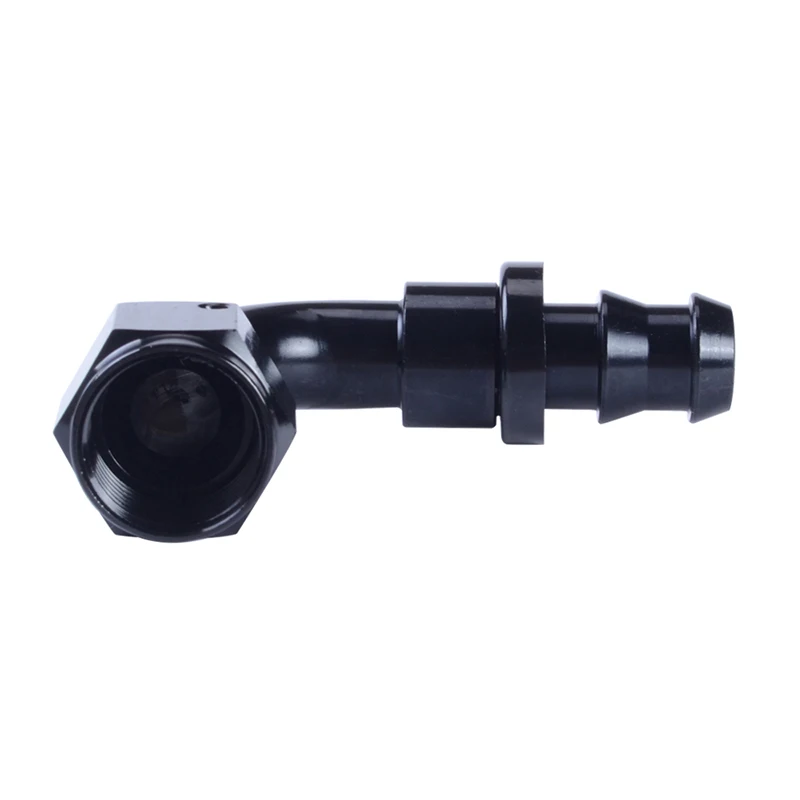 ESPEEDER Universal AN8 Push-on Hose End Fittings Fuel Oil Cooler Hose Fitting 0 45 90 180 Degree Reusable Connection Adapter