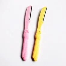 Eyebrow Trimmer Eyebrow Knife Shaping Makeup Tools Hot Sale Korean Style Eyebrow shaver Stainless Steel razor blades for women