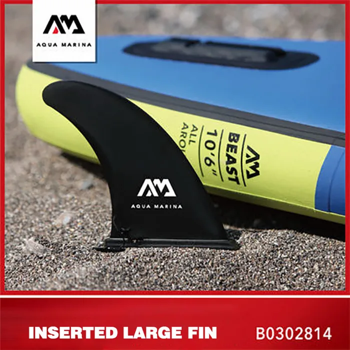 AQUA MARINA sport acquatici tipo di inserimento grande pinna SUP tavola da surf accessorio in piedi stabilizzatore da surf tavola da surf gonfiabile