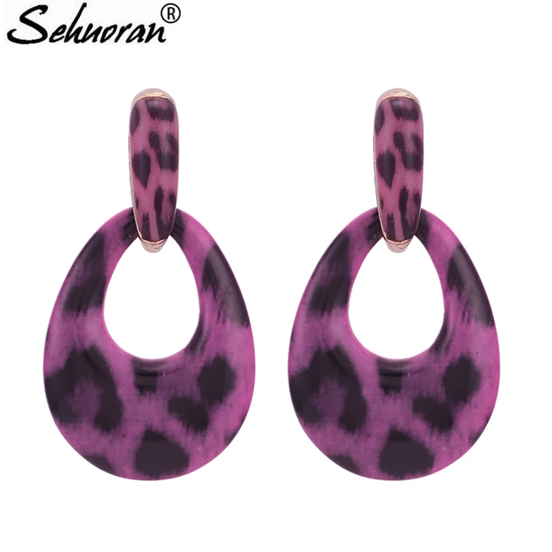 

Sehuoran Trendy Resin Drop Earrings for Women Boho Drip Pendientes Wedding Oorbellen Statements Earrings Wholesale