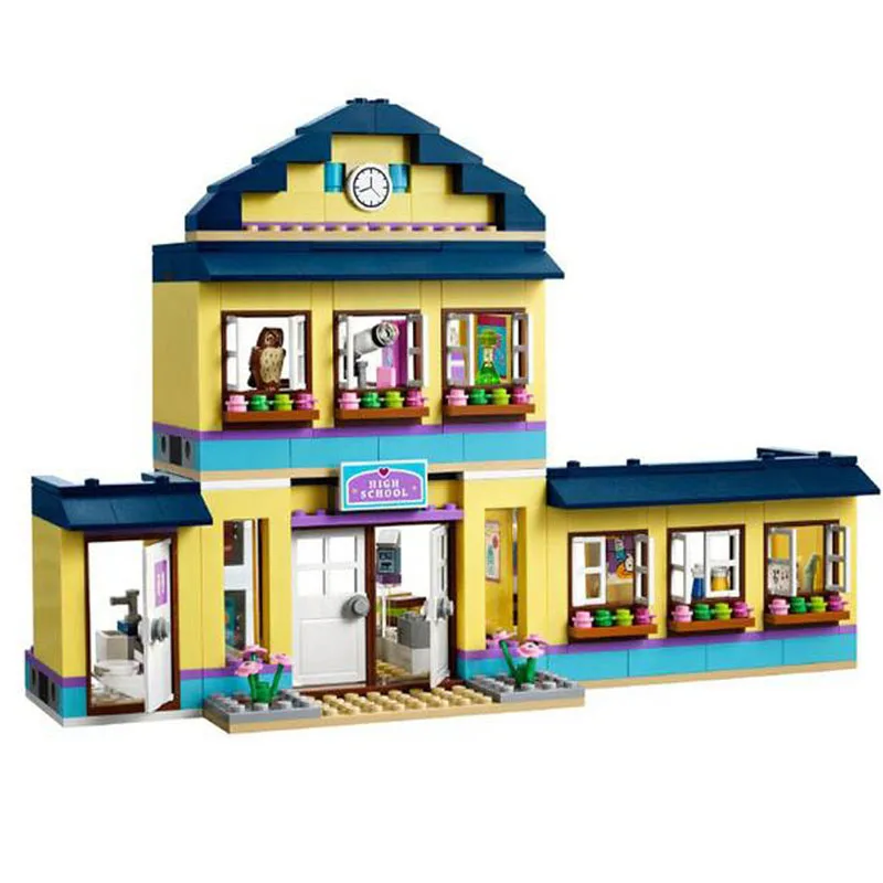 

Bela New 10166 Girls Friends HeartLake City School Building Blocks Assemble Educational Toys for Kids gifts Compatible With Lego