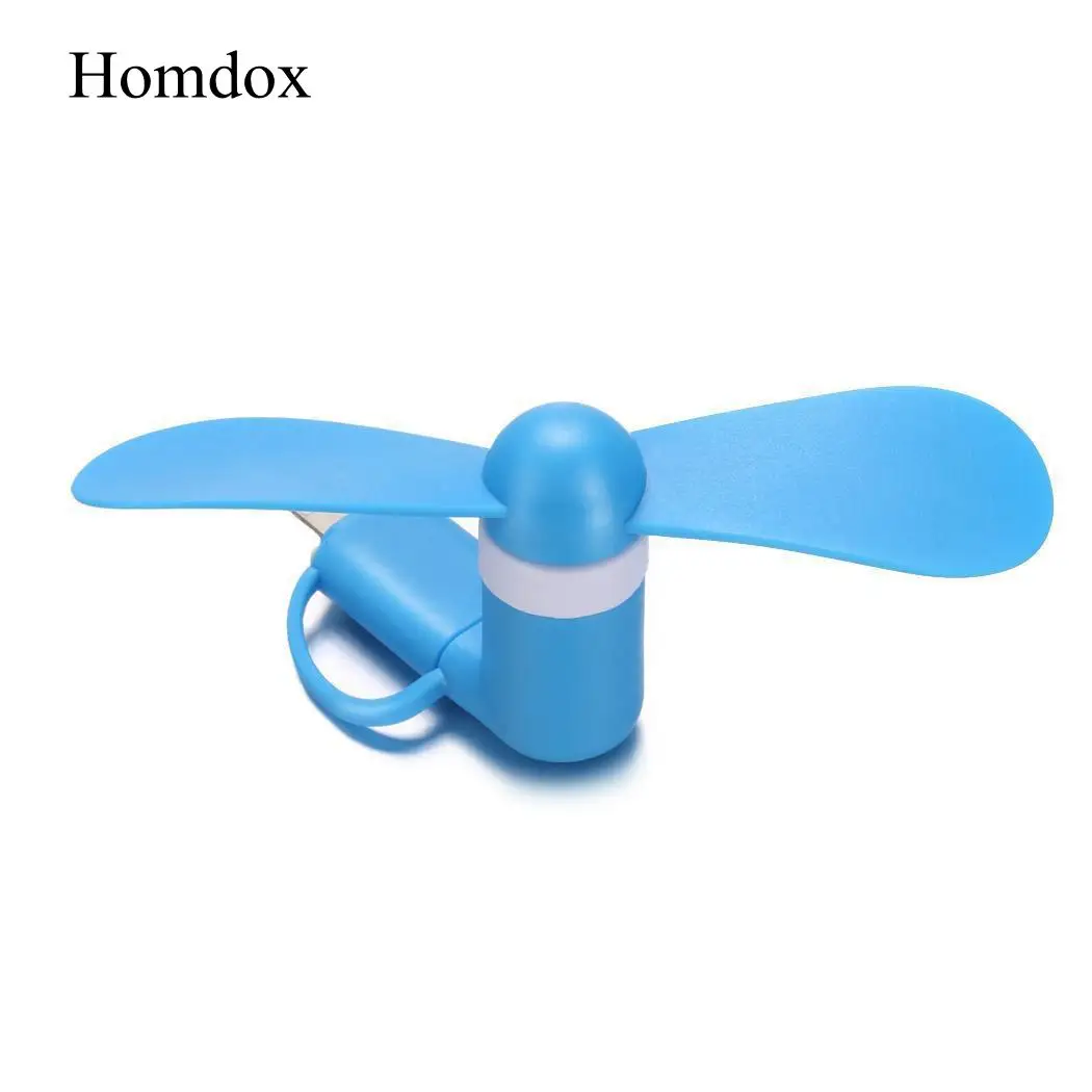 Homdox Портативный USB мини-вентилятор термопластичный эластомер вентилятор супер немой сильный Windfor мини-вентиляторы для Apple и OTG Android телефон