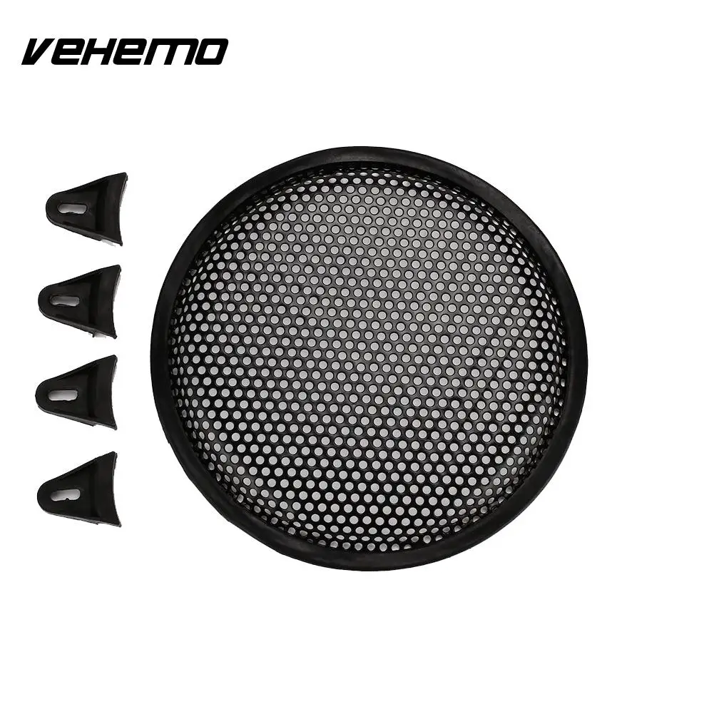 Vehemo 8/10/12 Inch Grill Car Speaker Cover Vehicle Audio Speaker Cover