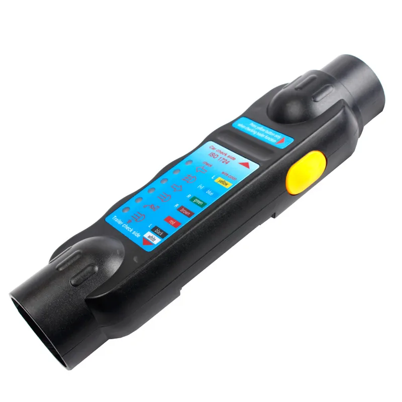 Airkoul 12V  Vehicle Car Trailer Tester 713 Pin Towing Light Cable Circuit Plug Socket  with 2 Adapters Car Accessories (2)