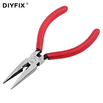 

DIYFIX Electronic Cutting Mini Pliers Scissors Wires Cutter Long Nose Cutting Clamping Electron Industry Repair Tools Hand Tool