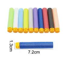 50 pcs Dart Refills Flat Soft Head Foam Bullets font b Toy b font Gun 7
