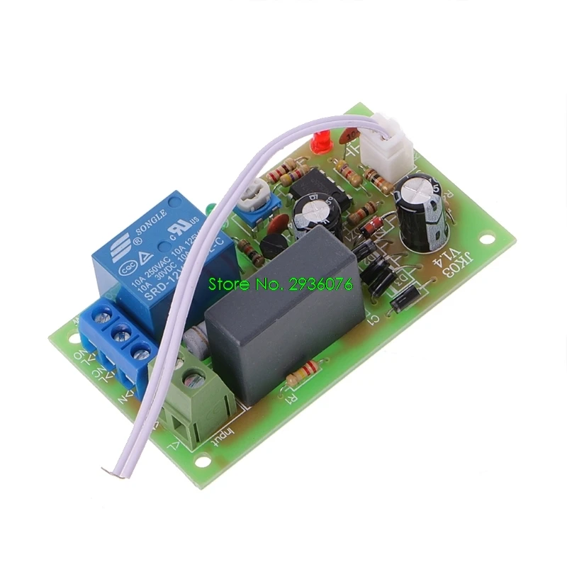 2018 New Ac 220v Trigger Delay Switch Turn On Off Board Timer Relay Module Plc Adjustable Drop