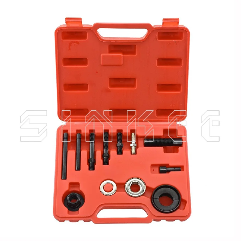 

12Pc Power Steering Alternator Pulley Puller Installer Kits For GM Chrysler Ford SK1006