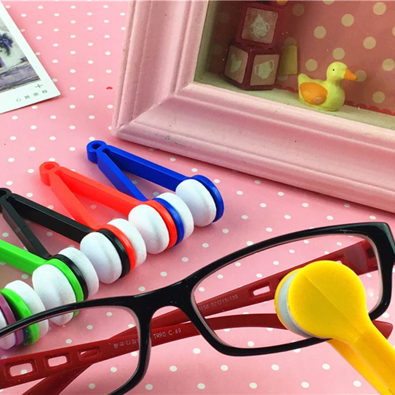 

Glasses Dedicated Convenience Cleaner Super Fine Fiber Super Clean Power Portable Glasses Rub With Key Ring Cleaning Tool