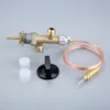 Propane lpg gas fire pit control safety valve flame failure device cock gas heater valve with thermocouple and knob ► Photo 1/6