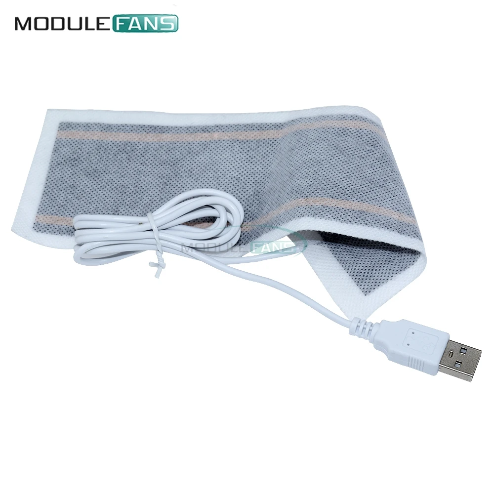 5 в постоянного тока USB нагревательный элемент пленочный нагреватель 6*20 см для
