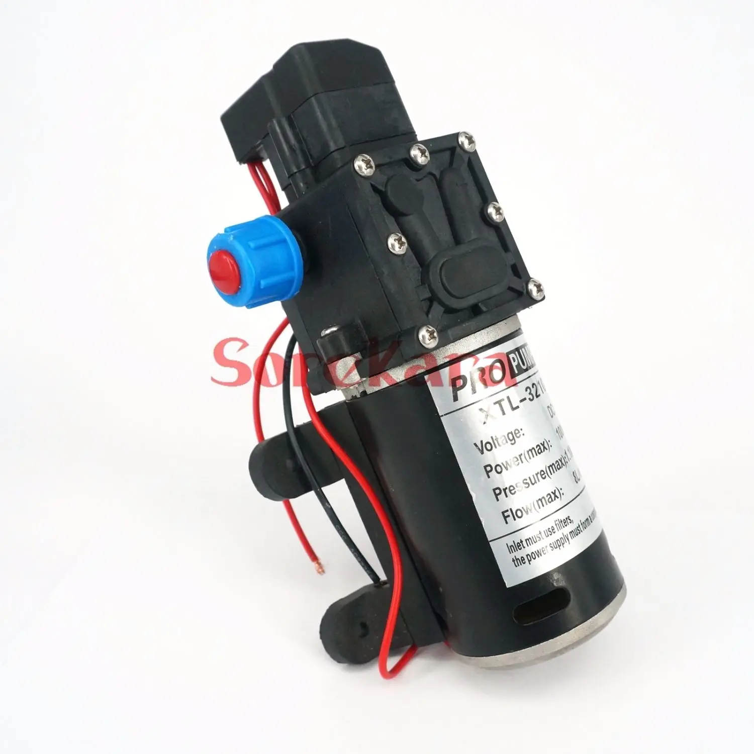 T YB DC 12V 100W Self priming Booster Diaphragm Water Pump Automatic Pressure Switch 300L/H For Car washing|automatic pressure switch|diaphragm water