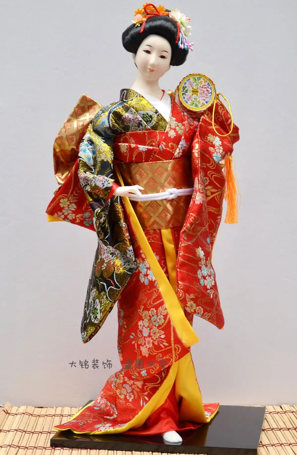 

Japanese Geisha doll doll figure Japanese craft ornaments Japan hotel restaurant decoration creative gifts