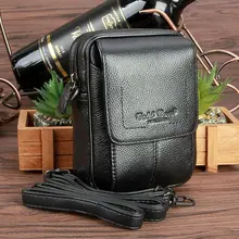 Пояс обновления Для мужчин из натуральной кожи сумки на ремне моды Crossbody сумка Повседневное путешествия сотовый телефон мешочек для мужской Курьерские сумки