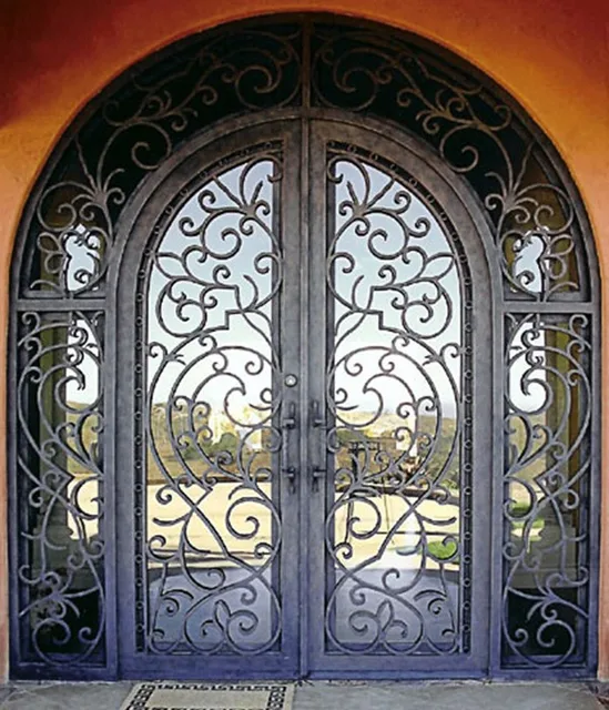 Wrought Iron Gates Door Lm D048 Steel Security Sliding Wrought Iron Gates Door Lm D048 Steel Security Sliding Glass Doors Finished