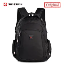 Swisswin Hohe Qualität 15,6 zoll Laptop Rucksack Notebook Rucksack Große Kapazität Täglich Wasserdicht Schwarz Rucksack Laptoptasche