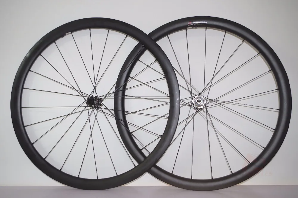 Sale 1303g Lightest 700C 38mm Asymmetric Carbon Bike Wheel set Tubeless Clincher Road Disc Cyclocross CX Bicycle Wheels 24H 28H XDR 3