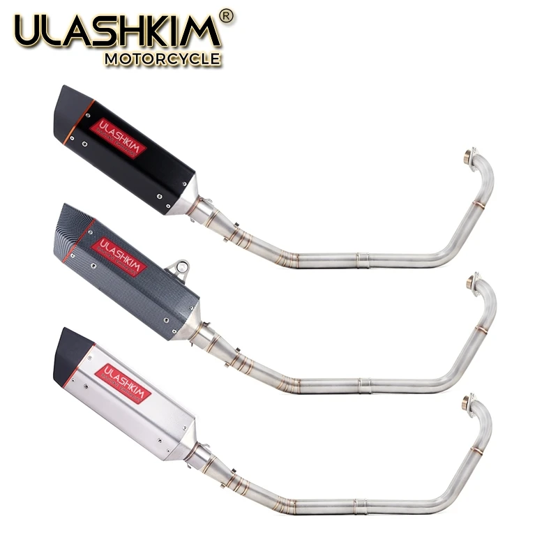 

Motorcycle Full Exhaust Escape System Modifed Middle Link Pipe Slip On For yamaha YZF-R15 R5 MT-15 MT 15 125 2008-2017
