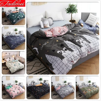 

Cute Cat Kitty Pattern 1 piece Bed Duvet Cover Adult Kids Soft Cotton Bedspread Single Full Twin Queen King Size 150x200 180x220