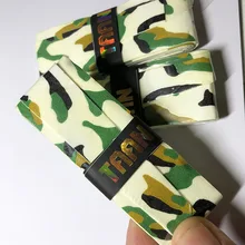 3 шт., камуфляжная искусственная липкая ракетка для тенниса, вязкая 0,6 мм, овергрип для тенниса, овергрипы для бадминтона