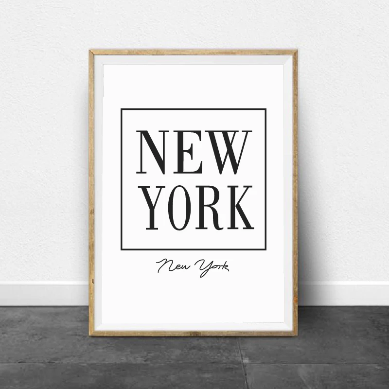 New York Canvas Painting Home Wall Art Decor