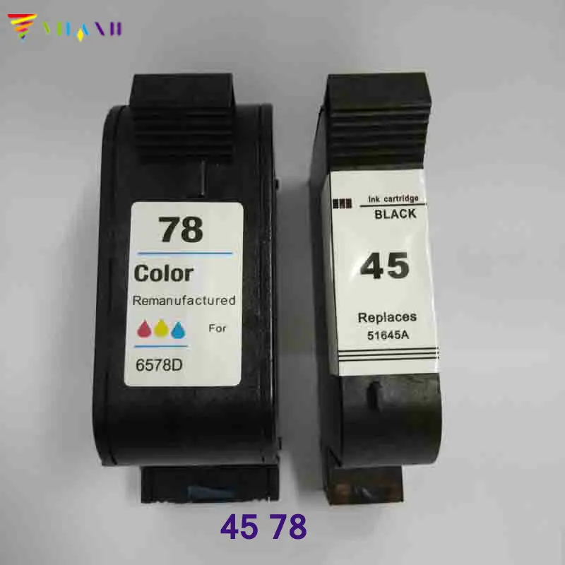 

Vilaxh compatible Ink Cartridge replacement for HP 45 78 930c 3816 940c 180 280 1220c 3810 3820 3822 6122 6127 920c 932c 950c