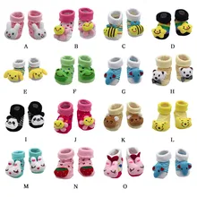 Детские Носки с рисунком для новорожденных девочек и мальчиков; нескользящие носки; тапочки; ботинки для новорожденных сапоги; носки;#30