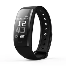 QS90 Couple Smartband Waterproof Sport Bracelet Blood Pressure Heart Rate Monitor Multi-color Watch Bluetooth Activity Tracker