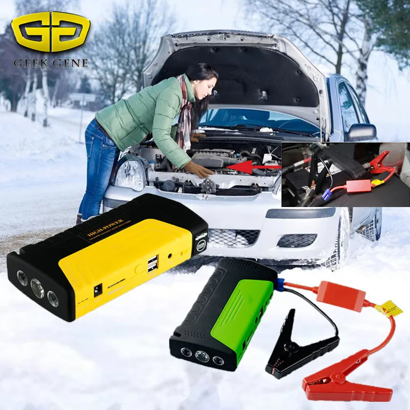2018 Car Jump Starter 12V Emergency Starting Device Portable Power Bank Car Charger For Car font