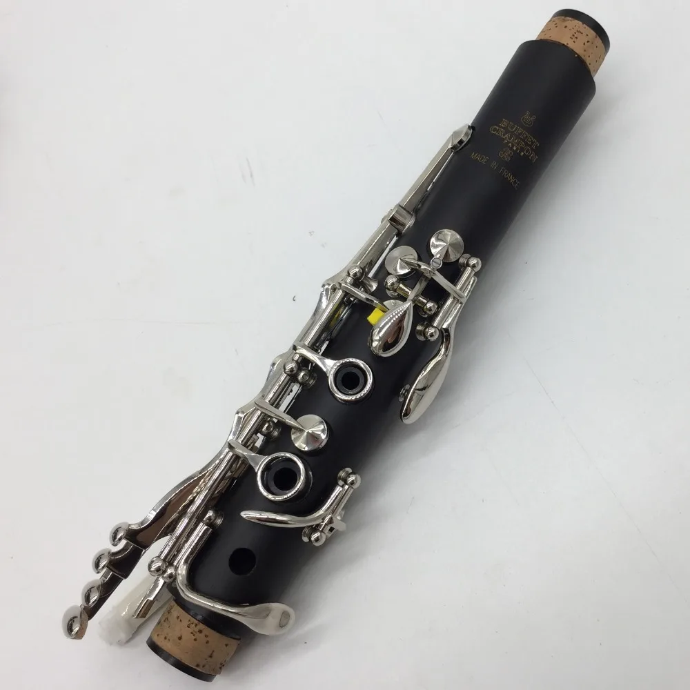 Ebony Blackwood Clarinet CONSERVATOIRE Professional A Clarinet Bakelite 17 Keys Mouthpiece Reeds