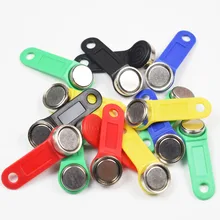 100 шт./лот TM1990A-F5 ключи DS1990A-F5 ibutton с железным кольцом TM ключ карта Даллас tm90a магнитные ключи