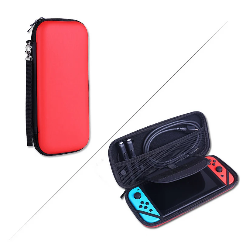 Портативная Жесткая Сумка для хранения для nyd Switch Case защитный чехол Сумки для Nintendo DOS Switch NS аксессуары Cattry сумка - Цвет: Red