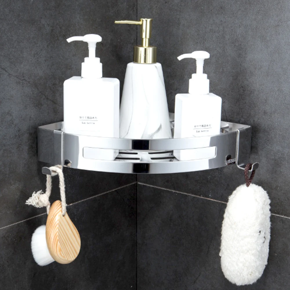 

Stainless steel Bathroom Shelf Shower Shampoo Soap Cosmetic Shelves Bathroom Accessories Storage Organizer Rack Holder