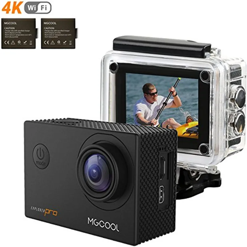 Explorer Pro Ultra HD 4K Action Camera 30m waterproof Wide Angle Lens Sports Cameras+2