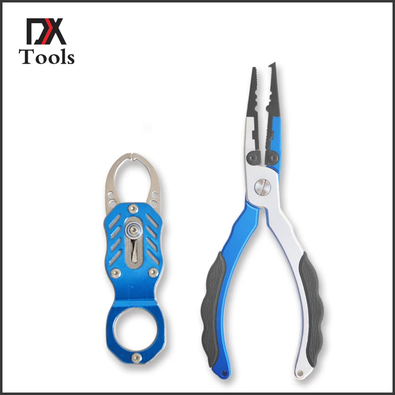 

Mini Aluminum Fish Gripper Lip Grip Tools Accessories Fishing Line Cutter Pliers Open Spilt Ring Equipment Hook Remover Tackles