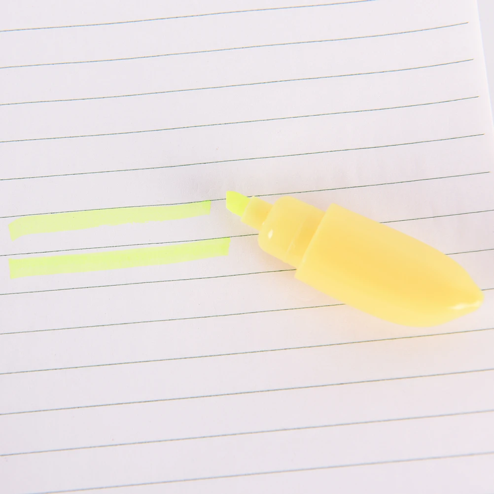6 цветов/лот(1 пакет) DIY Kawaii акварельные ручки милые мини-банан стиль маркеры школьные маркеры принадлежности