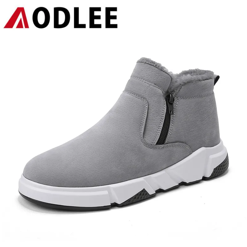 

AODLEE Shoes Men Winter Boots Man Warm Waterproof Rain Boots Shoes Tenis Masculino Male Ankle Snow for Men Botas Masculina Bota