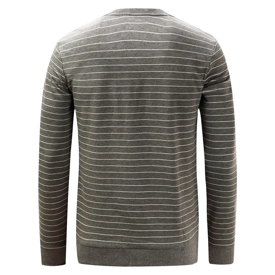 Fredd Marshall T-shirt Striped 100% Cotton Tops Tees Long Sleeve Male Pullover Tracksuit Spring autumn 2018 New Mens Plus Size (8)